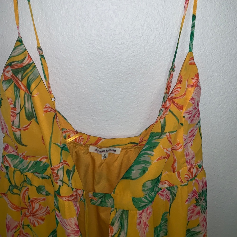Nordstrom Hi-lo floral woven dress - Picture 4 of 5